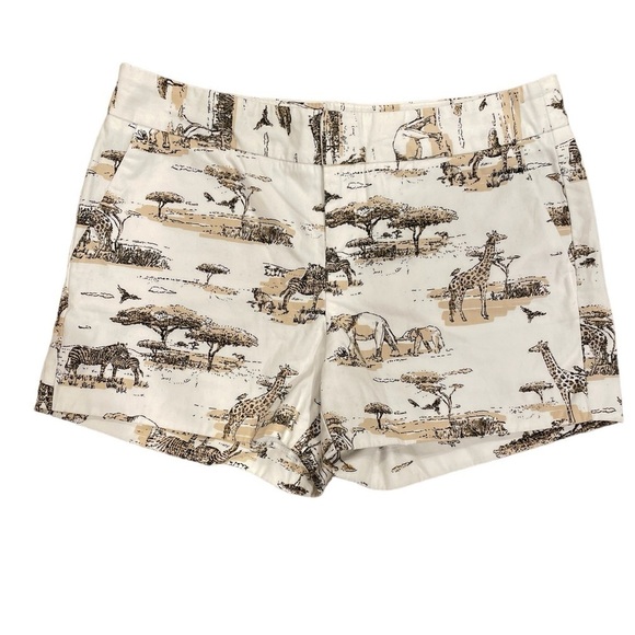 Banana Republic Pants - Banana Republic White Safari Chino Shorts - Size 6